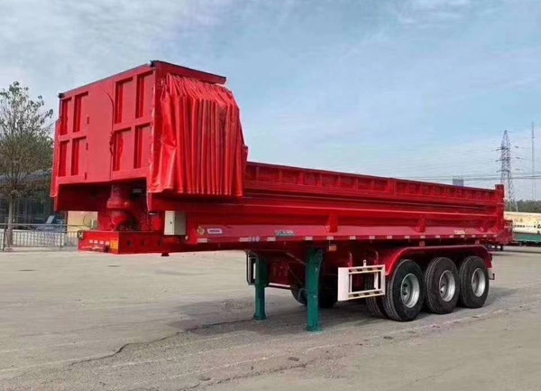 后翻自卸半掛車(chē)